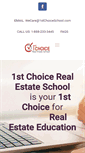 Mobile Screenshot of 1stchoiceschool.com